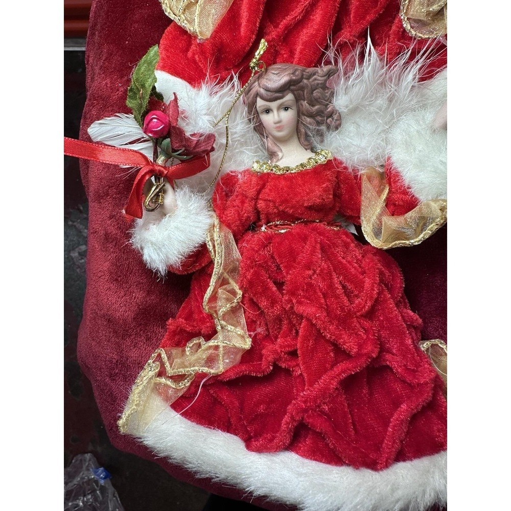 Lot Of 4‎ Vintage Angel Christmas Ornament